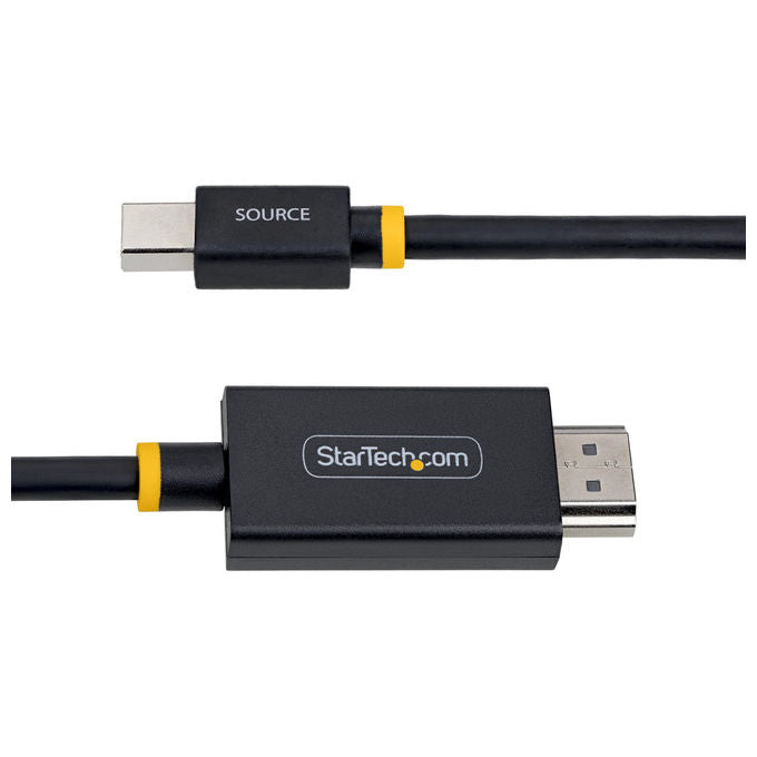 StarTech.com cavo adattatore Mini DisplayPort a HDMI, 2 m, 4K 60Hz, convertitore video attivo, HDMI 2.0, HBR3, HDCP 2.3, audio 7.1