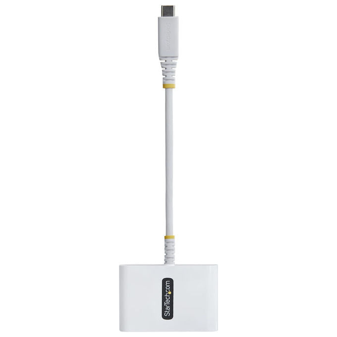 StarTech.com adattatore multiporta USB-C, HDMI 4K 60Hz, ricarica PD 140W, hub USB 5Gbps, mini dock, Bianco