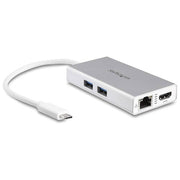 StarTech adattatore USB-C multiport, HDMI 4K 60Hz, power delivery 140W, hub USB 10Gbps, mini dock per MacBook, Dell, ThinkPad, HP