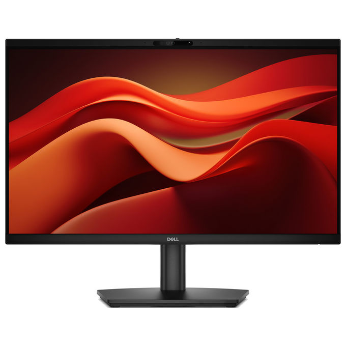 Dell monitor per videoconferenze 24 pollici E2426HB, Full HD IPS, webcam 5MP, altoparlanti integrati, HDMI, DisplayPort, USB
