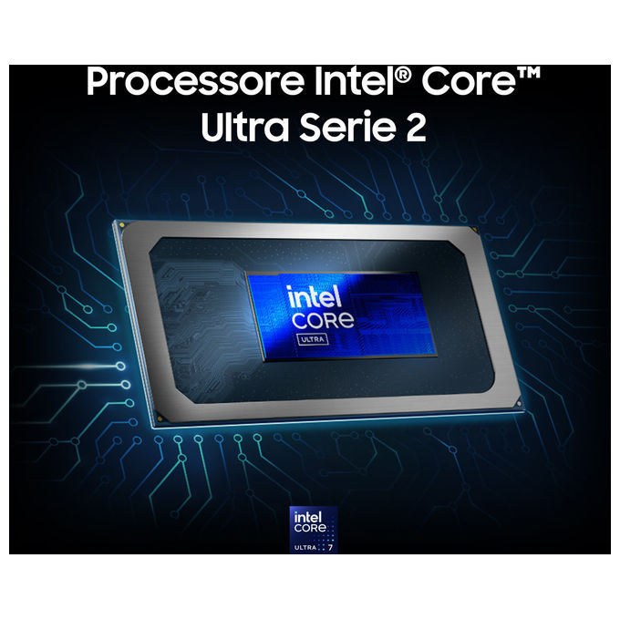 Samsung NP750XHD-KD5IT Galaxy Book5 Intel Core Ultra 7 255U Notebook 15.6 Full HD 32GB RAM 1TB SSD Grigio