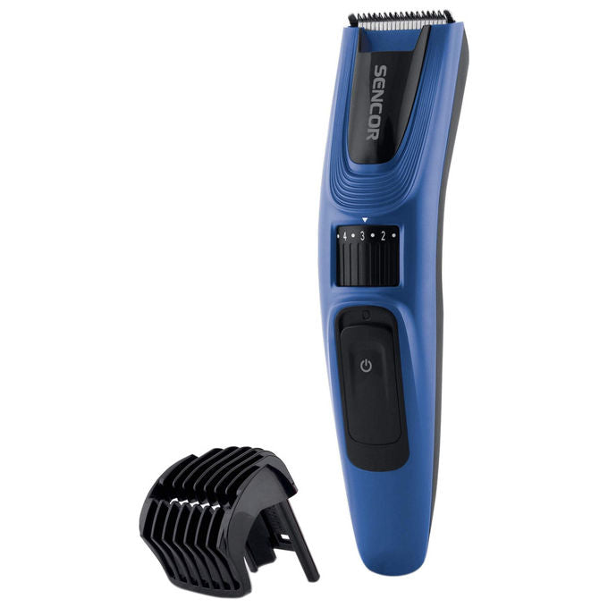 Sencor tagliacapelli SHP 3500BL, lame acciaio inossidabile 28 mm, 20 lunghezze, batteria Li-Ion, blu