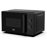 Beko forno microonde combinato con grill MGF23300B2, 23 litri, 800 watt, 8 funzioni automatiche, scongelamento, blocco bambini, nero