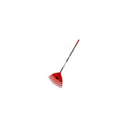 Sandri scopa raccoglifoglie SG-S20 Strong, 24 denti in plastica, manico maxi 56 cm, per foglie e residui di potatura