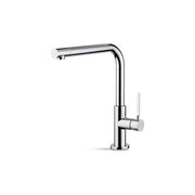 Newform miscelatore monocomando cucina Maki 71822, bocca girevole, finitura ottone cromato, monoforo, cartuccia ceramica