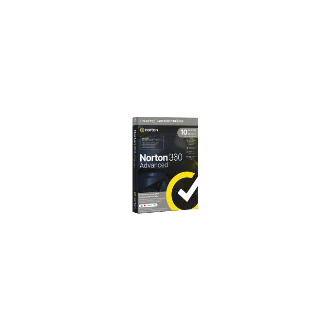 Norton 360 Standard 2026, antivirus, 1 dispositivo, 1 anno, 10 GB backup cloud, licenza elettronica ESD