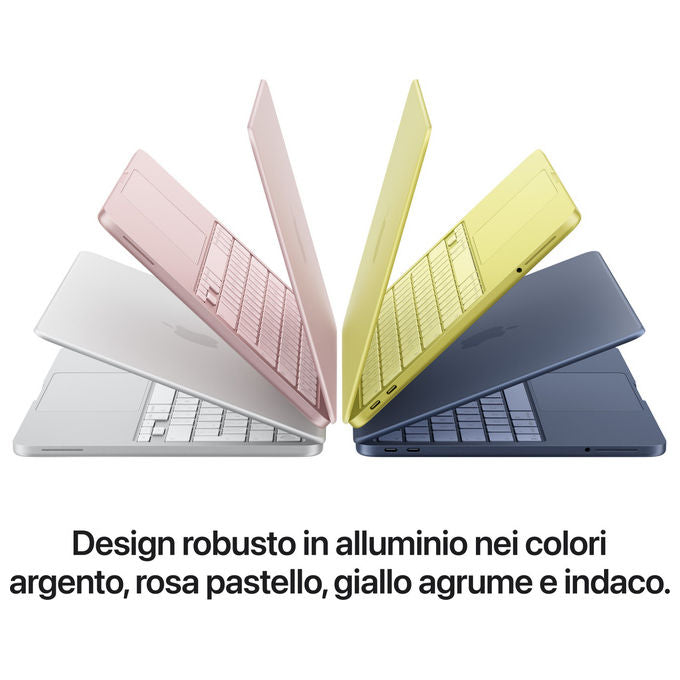 Apple MacBook Neo 13'', chip A18 Pro, cpu 6 core, gpu 5 core, 8GB, 256GB SSD, display Liquid Retina, rosa pastello