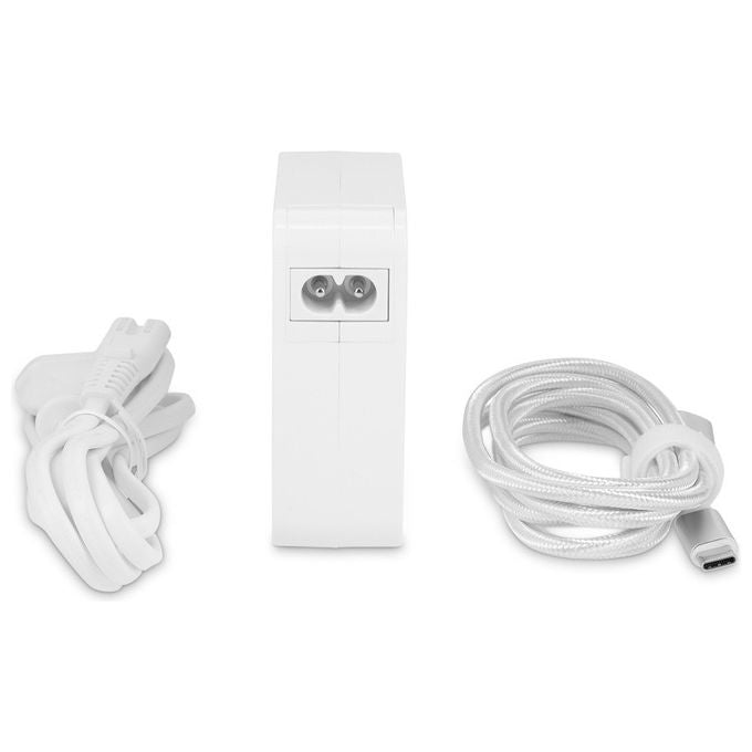 LMP alimentatore USB-C GaN 140W, carica rapida Power Delivery 3.1, compatibile MacBook Pro e Air, Bianco