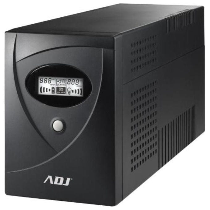 Adj ups gruppo di continuita' 2 kVA, desktop line, series INT.SERVER, 6 uscite IEC, RJ11-45, display LCD, CBS
