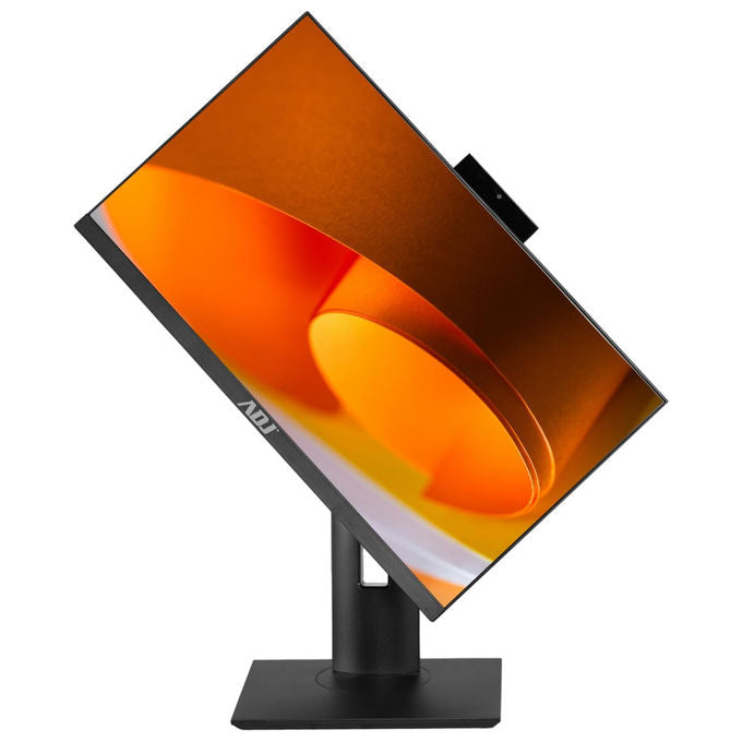 Adj pc all in one 23,8 pollici, Intel Core i5-12450H, 16GB RAM, 1TB SSD, Full HD, webcam 5MP, Windows 11 Pro, nero