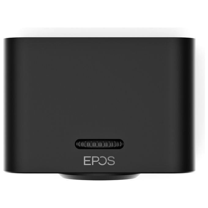Epos Expand Vision 1, webcam 4K Ultra HD, USB-C, 90°, microfono doppio, cancellazione rumore, otturatore privacy, Teams, Zoom, nera