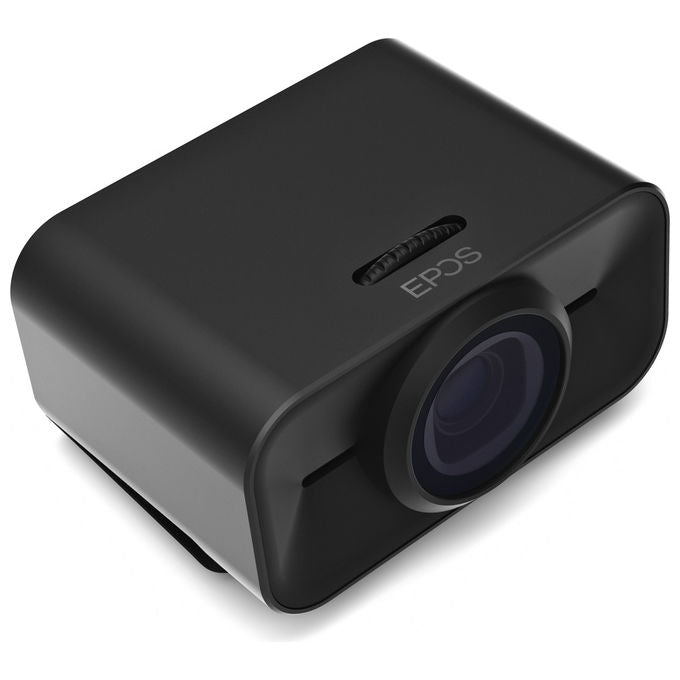 Epos Expand Vision 1, webcam 4K Ultra HD, USB-C, 90°, microfono doppio, cancellazione rumore, otturatore privacy, Teams, Zoom, nera
