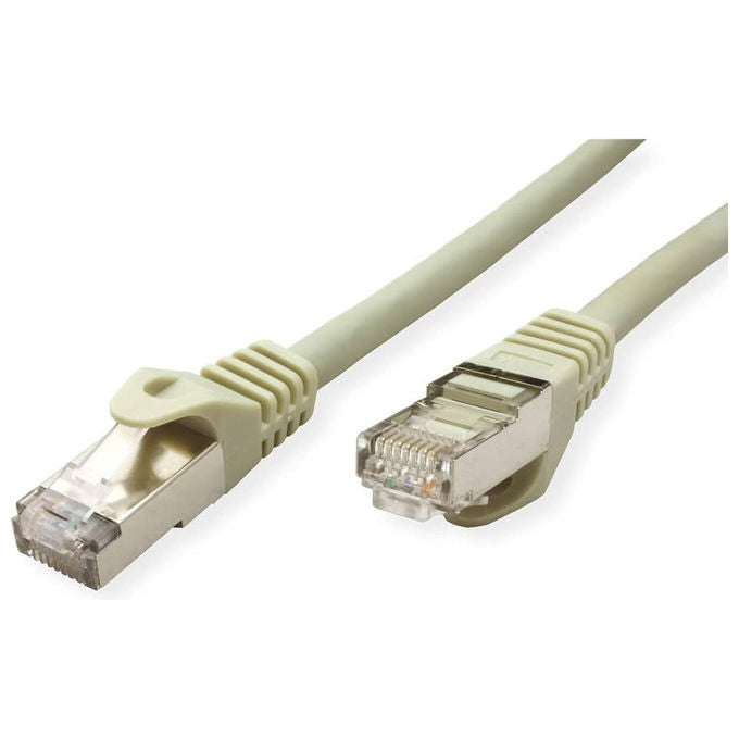 Value cavo di rete patch Cat.6A S-FTP, 20 m, conduttori in rame massiccio, LSOH, connettori RJ-45 schermati, grigio