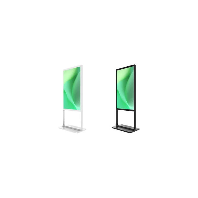 ADJ totem freestanding singola faccia, modello Vela Print 2255, movimento tilt flip, digital signage, Bianco