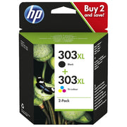 GandG cartuccia inkjet rigenerata hp 303xl, multipack cmy, ciano magenta giallo, 18,6 ml, 415 pagine per colore