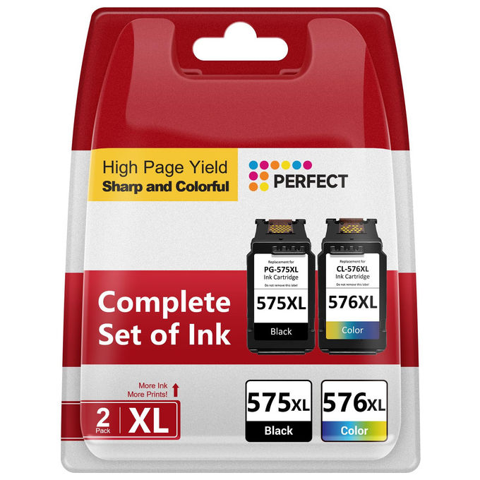GandG cartuccia rigenerata compatibile Canon CL-576XL, multipack ciano magenta giallo, 13,5 ml per colore, inkjet