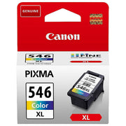 GandG cartuccia inkjet rigenerata compatibile Canon CL-546XL, multipack 3 colori ciano magenta giallo, 14 ml, ink level