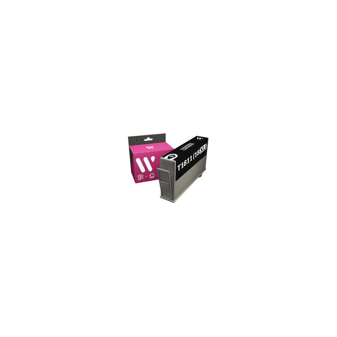 GandG cartuccia inchiostro compatibile Epson 18XL nera, C13T18114010, 14,6 ml, fino a 470 pagine, WorkForce
