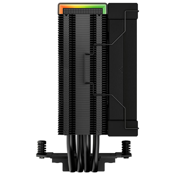 DeepCool AK400 Digital, dissipatore ad aria per CPU, ventola 120mm PWM, display digitale, RGB indirizzabile, compatibile Intel e AMD, nero