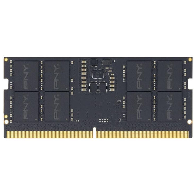 PNY memoria ram DDR5 16GB 5600MHz SO-DIMM, per notebook, latenza CL46, 1,1V, plug and play