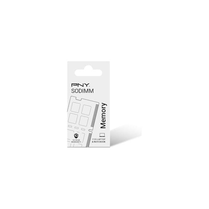 PNY memoria ram DDR5 16GB 5600MHz SO-DIMM, per notebook, latenza CL46, 1,1V, plug and play