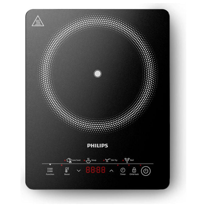 Philips HD5830-90 Serie 3000 Piano cottura a induzione portatile 28,1 cm 1 zona 2000W 8 livelli Touch colore Nero