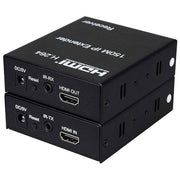 Link extender Hdmi su cavo di rete Cat5e-6, fino a 150 metri, trasmissione IP, Full Hd, H.264, plug and play
