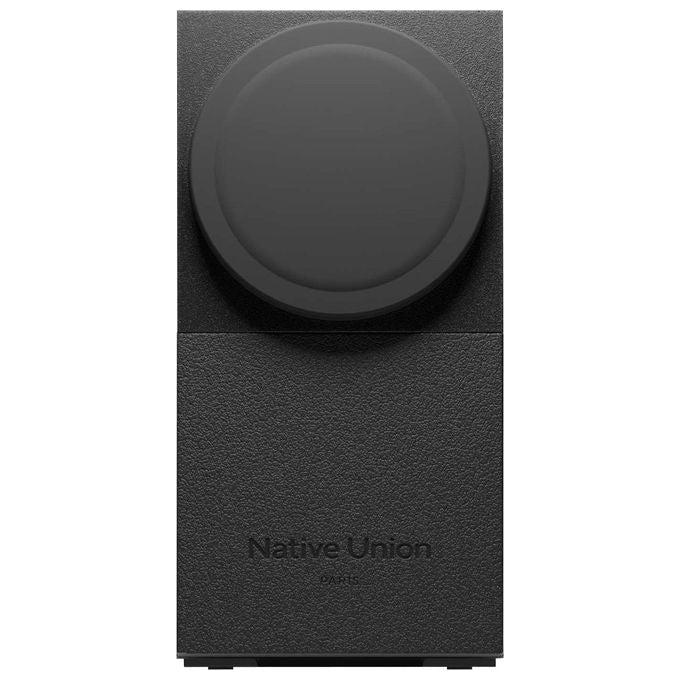 Native Union Rise 3 in 1 caricatore wireless Qi2, ricarica 15W, compatibile iPhone Apple Watch AirPods, nero