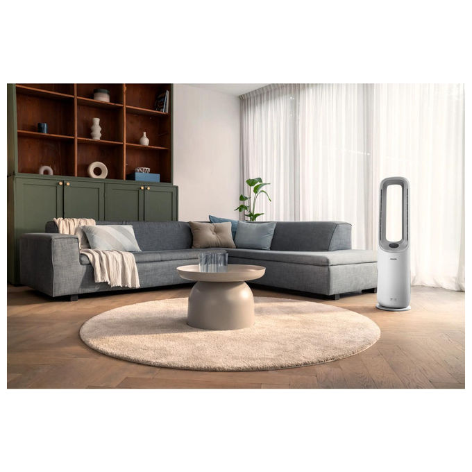 Philips AMF765-10 Air Performer 7000 Purificatore d'aria Ventilatore 2 in 1 fino a 70 m² HEPA NanoProtect CADR 270 m³-h 20 dB colore Bianco