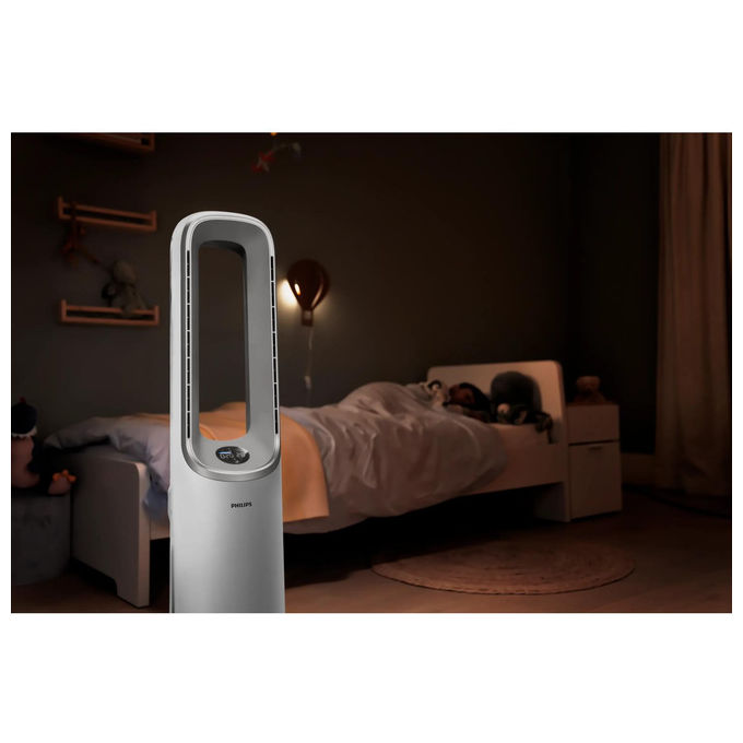 Philips AMF765-10 Air Performer 7000 Purificatore d'aria Ventilatore 2 in 1 fino a 70 m² HEPA NanoProtect CADR 270 m³-h 20 dB colore Bianco