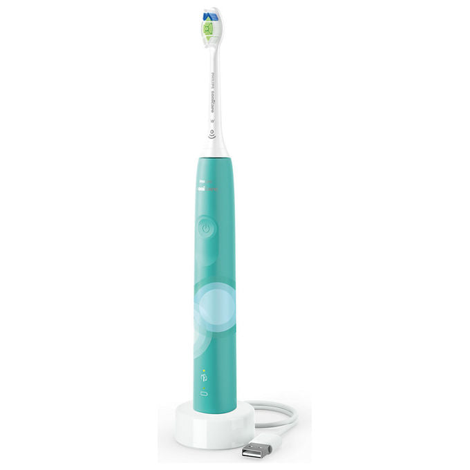 Philips HX3689-43 Sonicare 4100 Series Spazzolino elettrico sonico 1 modalita' timer 2 min autonomia 336 h colore Turchese