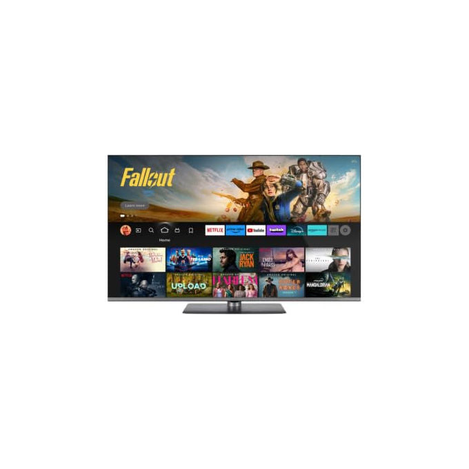 Panasonic TV-55W83AE6 Smart TV QLED 55'' 4K Ultra HD Fire TV Dolby Vision HDR10+ Dolby Atmos DVB-T2 Wi-Fi colore Grigio