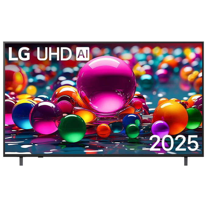 LG smart tv 65 pollici 4K Ultra HD, LED Direct, webOS 25, HDR10 Pro, Wi-Fi, Bluetooth, processore α7 AI Gen8, nero