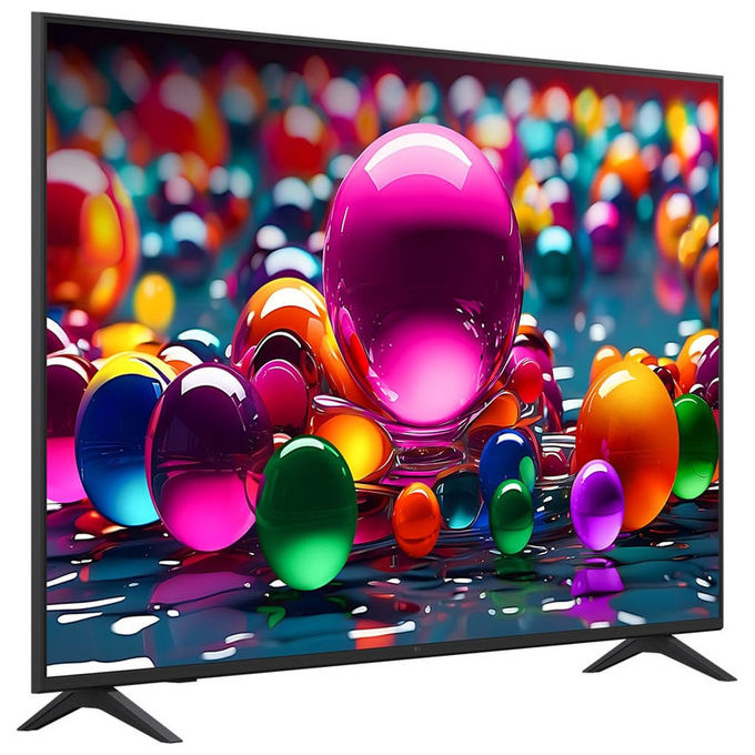 LG smart tv 65 pollici 4K Ultra HD, LED Direct, webOS 25, HDR10 Pro, Wi-Fi, Bluetooth, processore α7 AI Gen8, nero