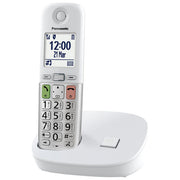 Panasonic KX-TGU410EXW Telefono Cordless DECT Display LCD 2.1'' Tasti Grandi Torcia LED Compatibile Apparecchi Acustici Blocco Chiamate colore Bianco