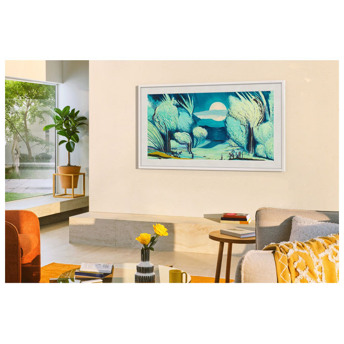 Samsung The Frame QE65LS03FAU, smart tv QLED 65 pollici, 4K Ultra HD, Dual LED, Dolby Atmos, Wi-Fi, nero
