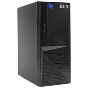ADJ pc desktop tower, Intel Core i5-12400, 8GB DDR4, 512GB SSD M.2 NVMe, scheda madre H610, USB Type-C, grafica integrata, FreeDOS