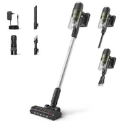 Philips XC3033-01 Serie 3000 Aspirapolvere Senza Fili PowerCyclone 8 Senza Sacchetto 60 min autonomia LED colore Nero Verde