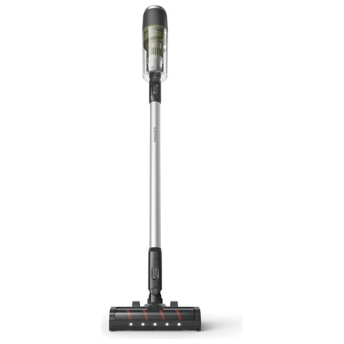 Philips XC3033-01 Serie 3000 Aspirapolvere Senza Fili PowerCyclone 8 Senza Sacchetto 60 min autonomia LED colore Nero Verde