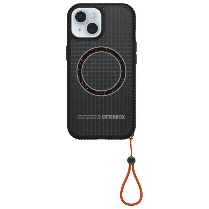 OtterBox custodia Sole Series MagSafe, iPhone 17e 16e 15 14 13, protezione MIL-STD-810G, tessuto nylon, nero