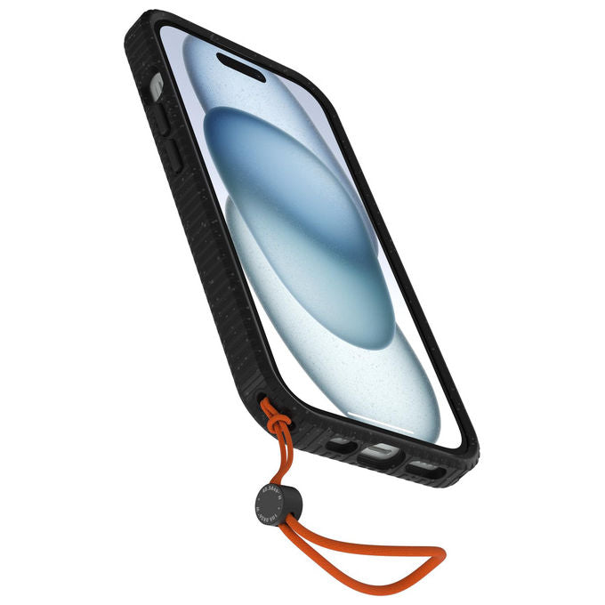 OtterBox custodia Sole Series MagSafe, iPhone 17e 16e 15 14 13, protezione MIL-STD-810G, tessuto nylon, nero