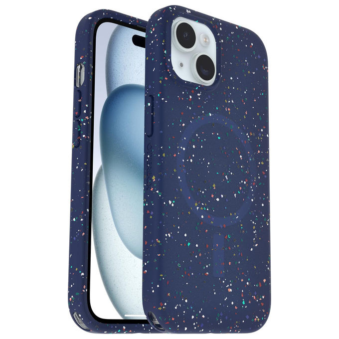 OtterBox custodia Sole Series per iPhone 17e, 16e, 15, 14, 13, MagSafe, resistente cadute, MIL-STD-810G, blu