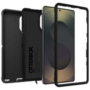 OtterBox custodia Samsung Galaxy S25 Defender Series, protezione tri-layer, resistente alle cadute MIL-STD-810G, nero