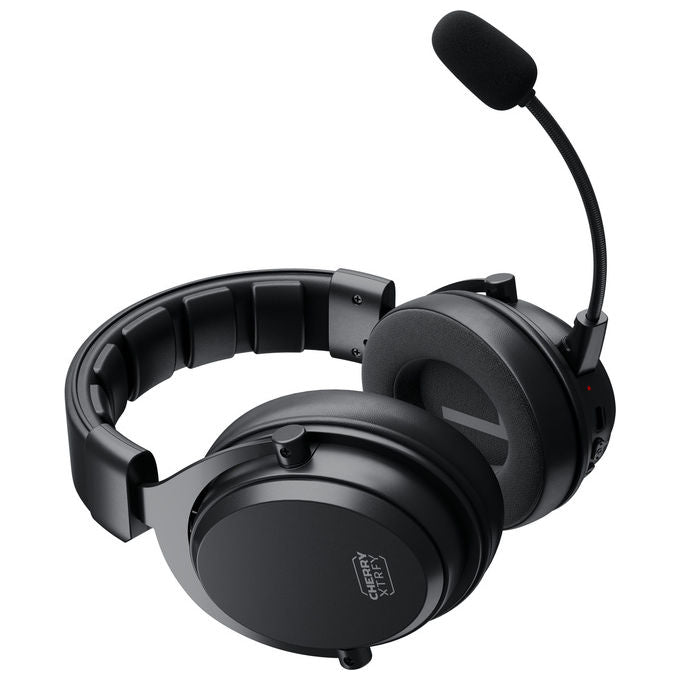 Cherry Xtrfy H3 Wireless, cuffie gaming over-ear, dual wireless e Bluetooth 5.1, 100h autonomia, driver 53 mm, microfono rimovibile, nero