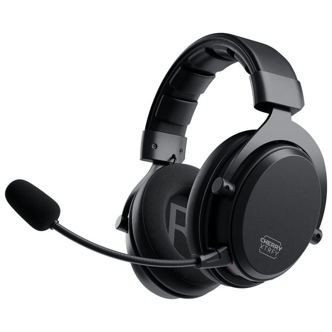 Cherry Xtrfy H3 Wireless, cuffie gaming over-ear, dual wireless e Bluetooth 5.1, 100h autonomia, driver 53 mm, microfono rimovibile, nero