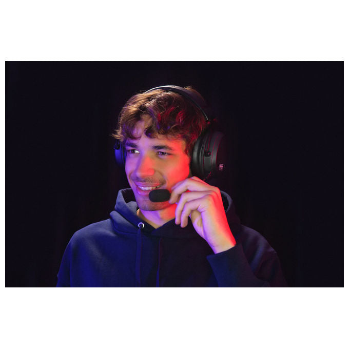 Cherry Xtrfy H3 Wireless, cuffie gaming over-ear, dual wireless e Bluetooth 5.1, 100h autonomia, driver 53 mm, microfono rimovibile, nero
