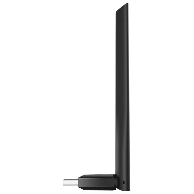TP-Link adattatore USB Wi-Fi 6, Archer TX35U Plus, AX1800, dual-band 2.4 GHz e 5 GHz, MU-MIMO, USB 3.0, nero