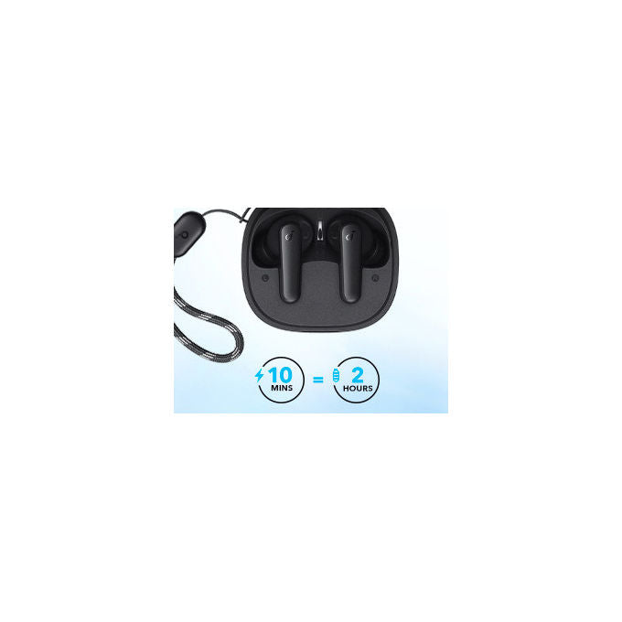 Soundcore A3949G12 R50i Auricolari True Wireless In-ear Bluetooth 5.3 IPX5 30h autonomia ricarica rapida USB-C colore Nero
