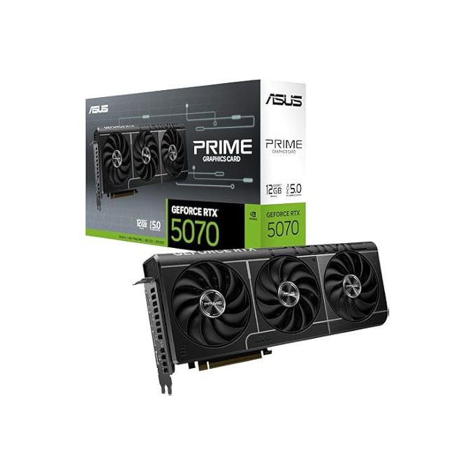 Lenovo scheda grafica Nvidia GeForce RTX 5070, 12 GB GDDR7, PCIe 5.0, doppia ventola, 3x DisplayPort, 1x HDMI, architettura Blackwell