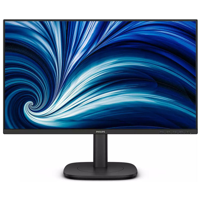 Philips monitor 23,8 pollici IPS QHD 2560x1440, 120Hz, docking USB-C 90W, HDMI 2.1, DisplayPort, RJ45, flicker-free, regolazione altezza, pivot, 24B2U3601